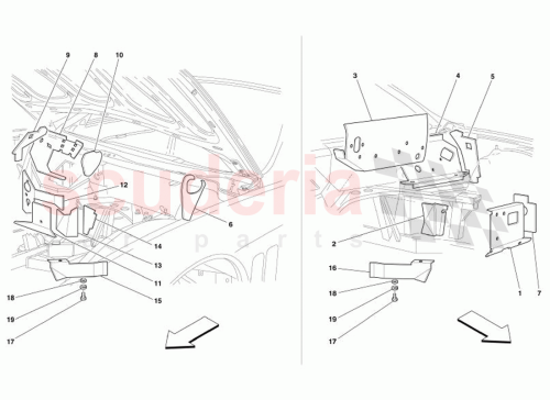 Part Diagram for Ferrari 67085900