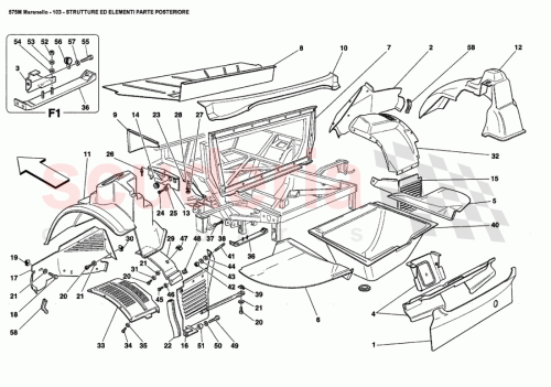 Part Diagram for Ferrari 64552600