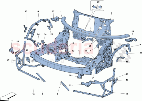 Part Diagram for Ferrari 306748