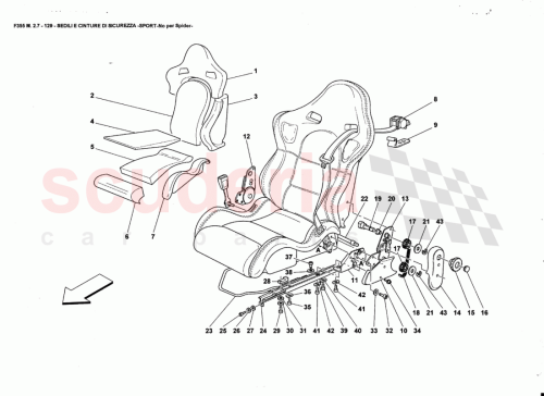 Part Diagram for Ferrari 658380