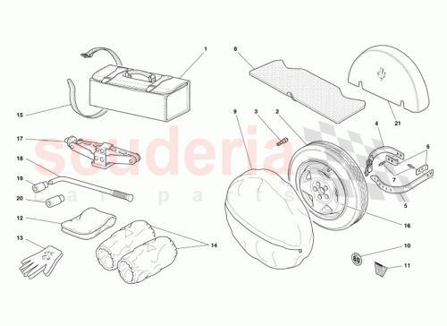 Part Diagram for Ferrari 65504200