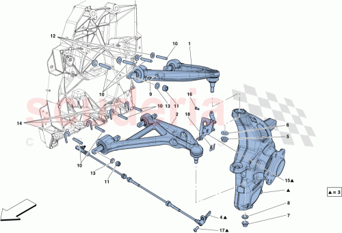 Part Diagram for Ferrari 314494