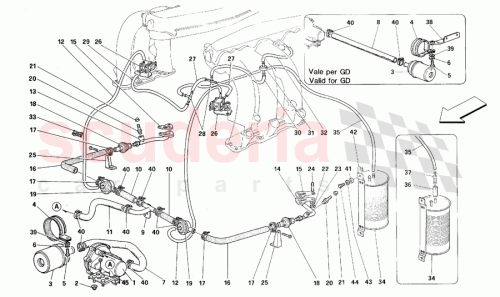 Part Diagram for Ferrari 133338