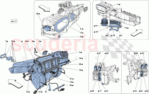 Part Diagram for Ferrari 86050600