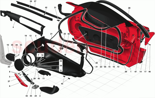 Part Diagram for Ferrari 86839600