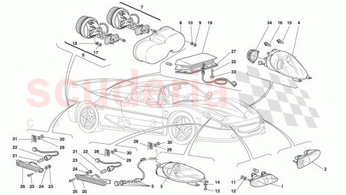 Part Diagram for Ferrari 62902810