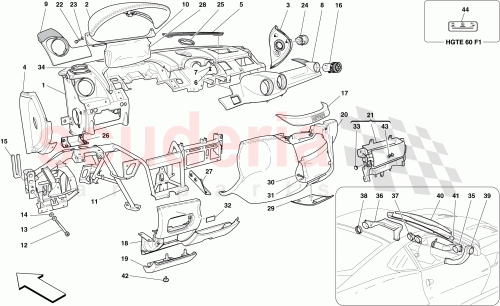 Part Diagram for Ferrari 69374400