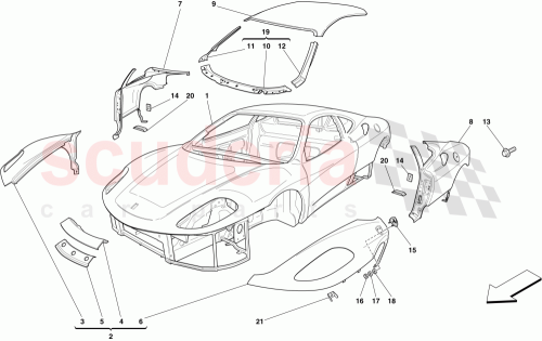 Part Diagram for Ferrari 80556711