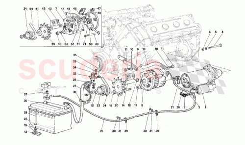 Part Diagram for Ferrari 136738
