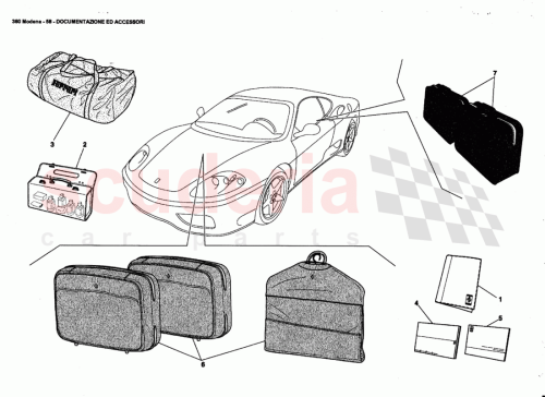 Part Diagram for Ferrari 68065700