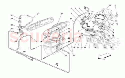 Part Diagram for Ferrari 180148