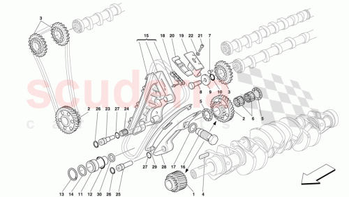 Part Diagram for Ferrari 158176
