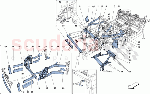 Part Diagram for Ferrari 336350