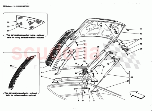 Part Diagram for Ferrari 68153200