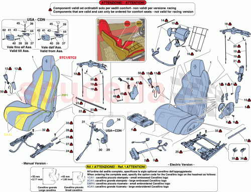 Part Diagram for Ferrari 84437700
