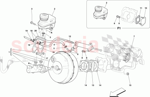Part Diagram for Ferrari 233375