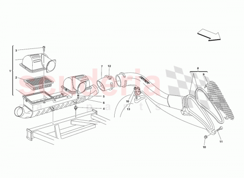 Part Diagram for Ferrari 191206
