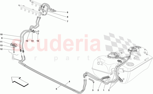 Part Diagram for Ferrari 233676