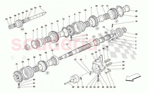 Part Diagram for Ferrari 161015