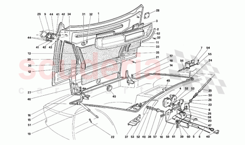 Part Diagram for Ferrari 61563300
