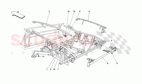 Part Diagram for Ferrari 165704