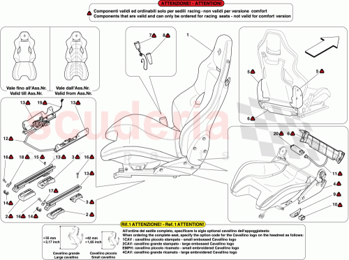Part Diagram for Ferrari 83000000