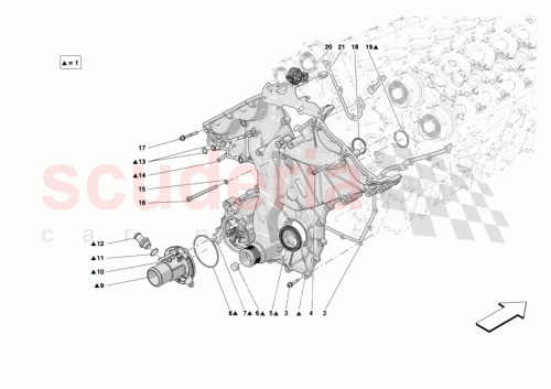 Part Diagram for Ferrari 984026