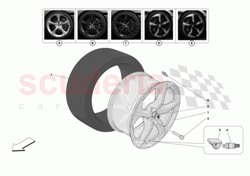 Part Diagram for Ferrari 000775865