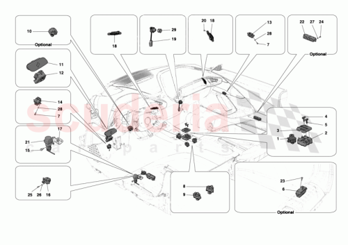 Part Diagram for Ferrari 894157