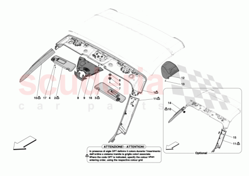 Part Diagram for Ferrari 055037628
