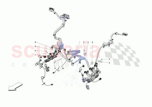 Part Diagram for Ferrari 306938