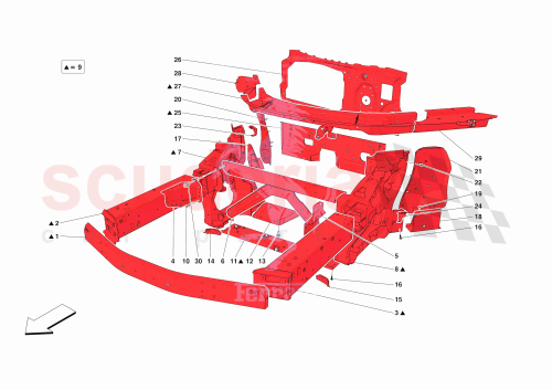 Part Diagram for Ferrari 985966624
