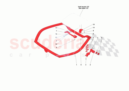 Part Diagram for Ferrari 952600