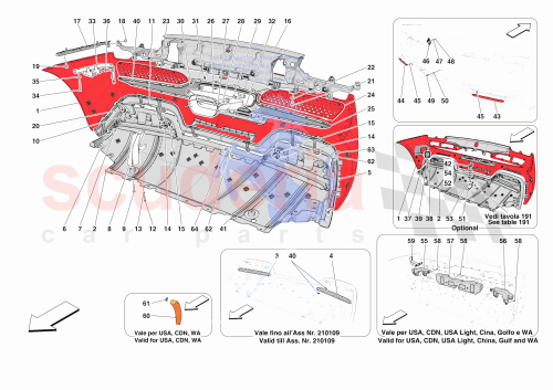 Part Diagram for Ferrari 70007928