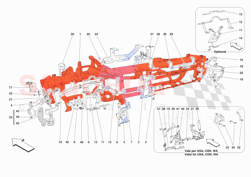 Part Diagram for Ferrari 914627