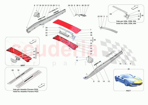 Part Diagram for Ferrari 907312