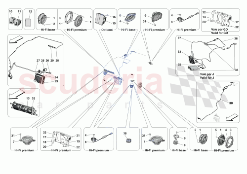 Part Diagram for Ferrari 970218