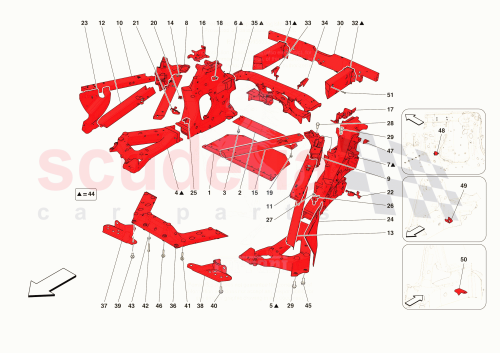 Part Diagram for Ferrari 985787364