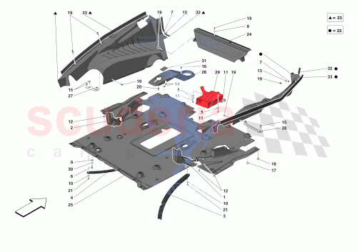 Part Diagram for Ferrari 70006352