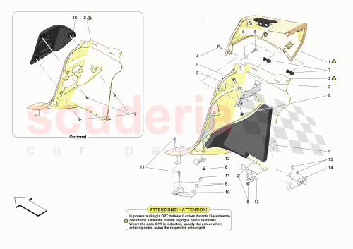 Part Diagram for Ferrari 86577800