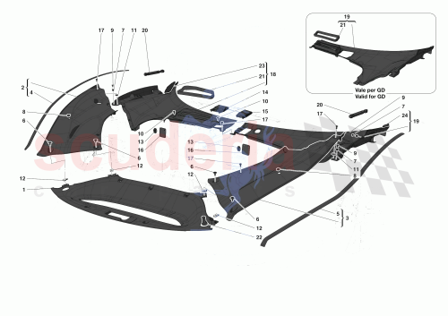 Part Diagram for Ferrari 70006363