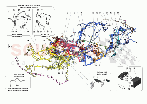 Part Diagram for Ferrari 742960