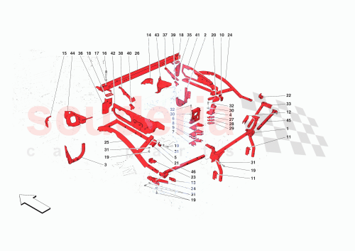 Part Diagram for Ferrari 86919111