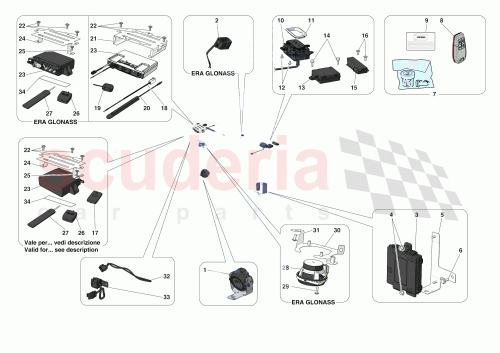Part Diagram for Ferrari 901022