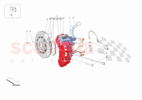 Part Diagram for Ferrari 000742650