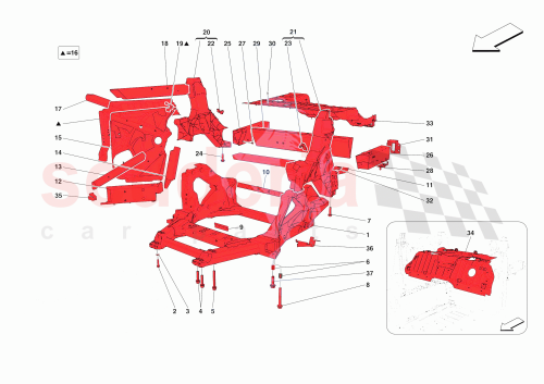 Part Diagram for Ferrari 985319521