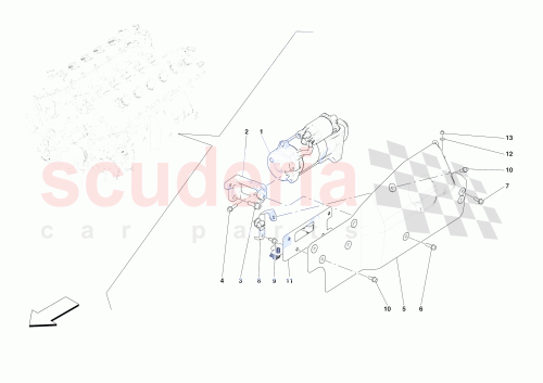 Part Diagram for Ferrari 886501