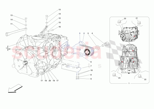 Part Diagram for Ferrari 000747201