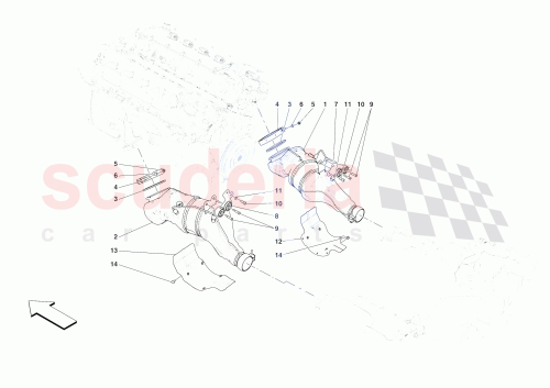 Part Diagram for Ferrari 808840