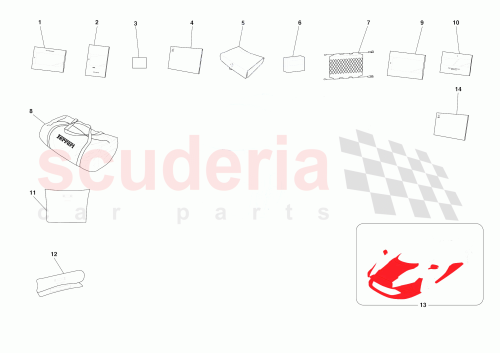 Part Diagram for Ferrari 745159